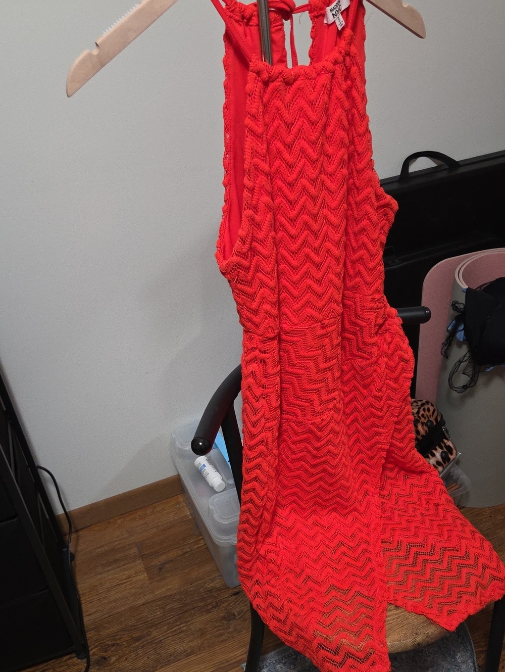 Madden NYC Bodycon Orange red Dress /Worn once/ too small in perfect condition - Picture 5 of 5